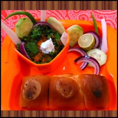 A picture of Pav bhaji.
