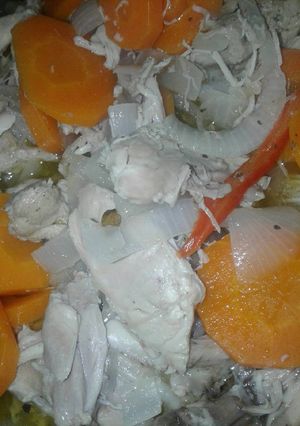 Una foto de Escabeche de Pollo