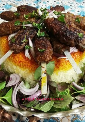 عکسی از دستور کباب سیخی یا مینی کباب