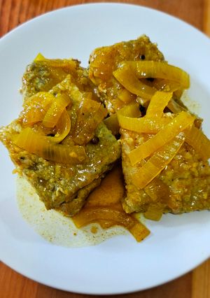 A picture of JJ’s Pickled Fish.