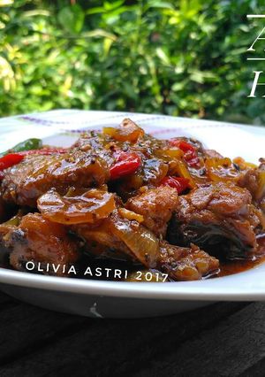 Foto resep Ayam Lada Hitam