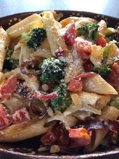 Una foto de Pasta del huerto