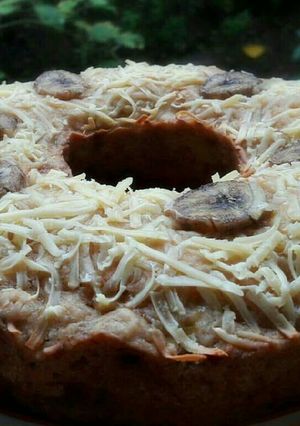 Foto resep Eggless banana cake yummiii