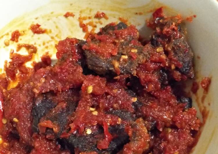 Recipe of Ultimate Dendeng Balado