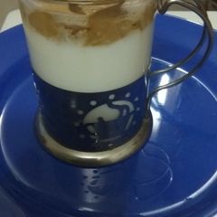 A picture of Hot Masala Dalgona Coffee.