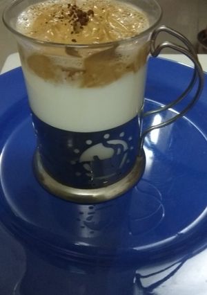 A picture of Hot Masala Dalgona Coffee.
