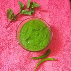Roasted Guava green chutney A picture of Roasted Guava green chutney.