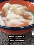 Helado de Banana Casero