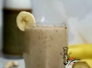 صورة لوصفة عصير الموز والفول السوداني