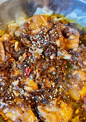 蒜蓉蒸雞 的食譜成品照片