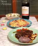 Beefsteak sốt vang đỏ