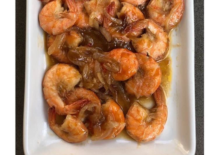 Resep Udang goreng saus tiram Anti Gagal