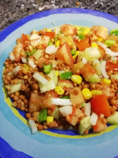 Una foto de Ensalada de lentejas