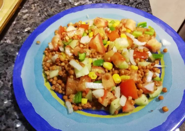 Ensalada de lentejas