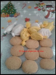 Una foto de Mantecados de almendras