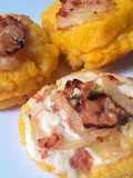 Polenta Rellena Con Panceta y Cebolla