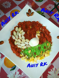 A picture of Gajar ka halwa.