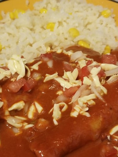 Una foto de Enchiladas Rojas Dulces 🍽♥️