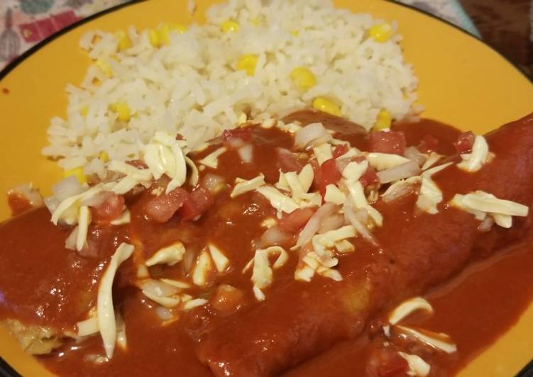 Enchiladas Rojas Dulces 🍽♥️