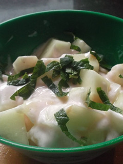 Una foto de Ensalada marroquí de melón