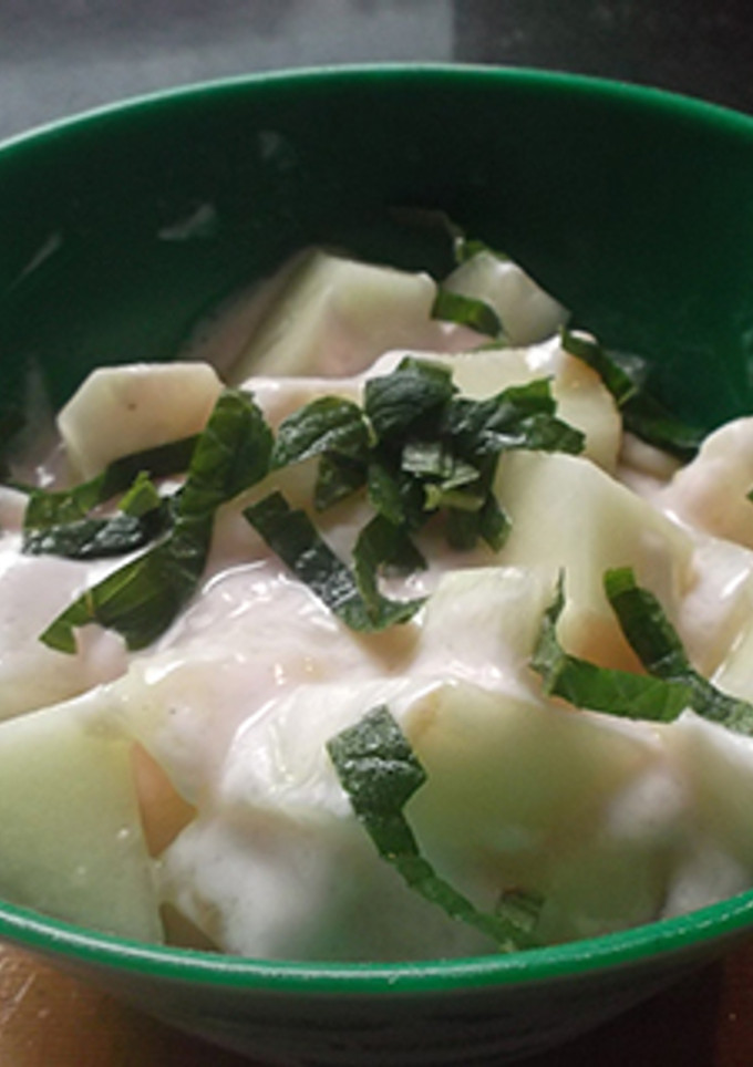 Una foto de Ensalada marroquí de melón