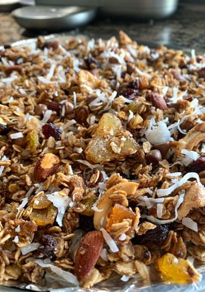 Una foto de Granola hecha en casa