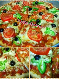 صورة لوصفة بيتزا الفصول الأربعة4🍕
