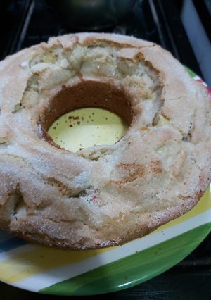 Una foto de Torta de manzana 🍎 ¡¡en licuadora!!