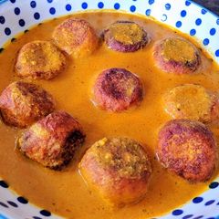 Cottage cheese or fresh chhana kofta curry A picture of Cottage cheese or fresh chhana kofta curry.
