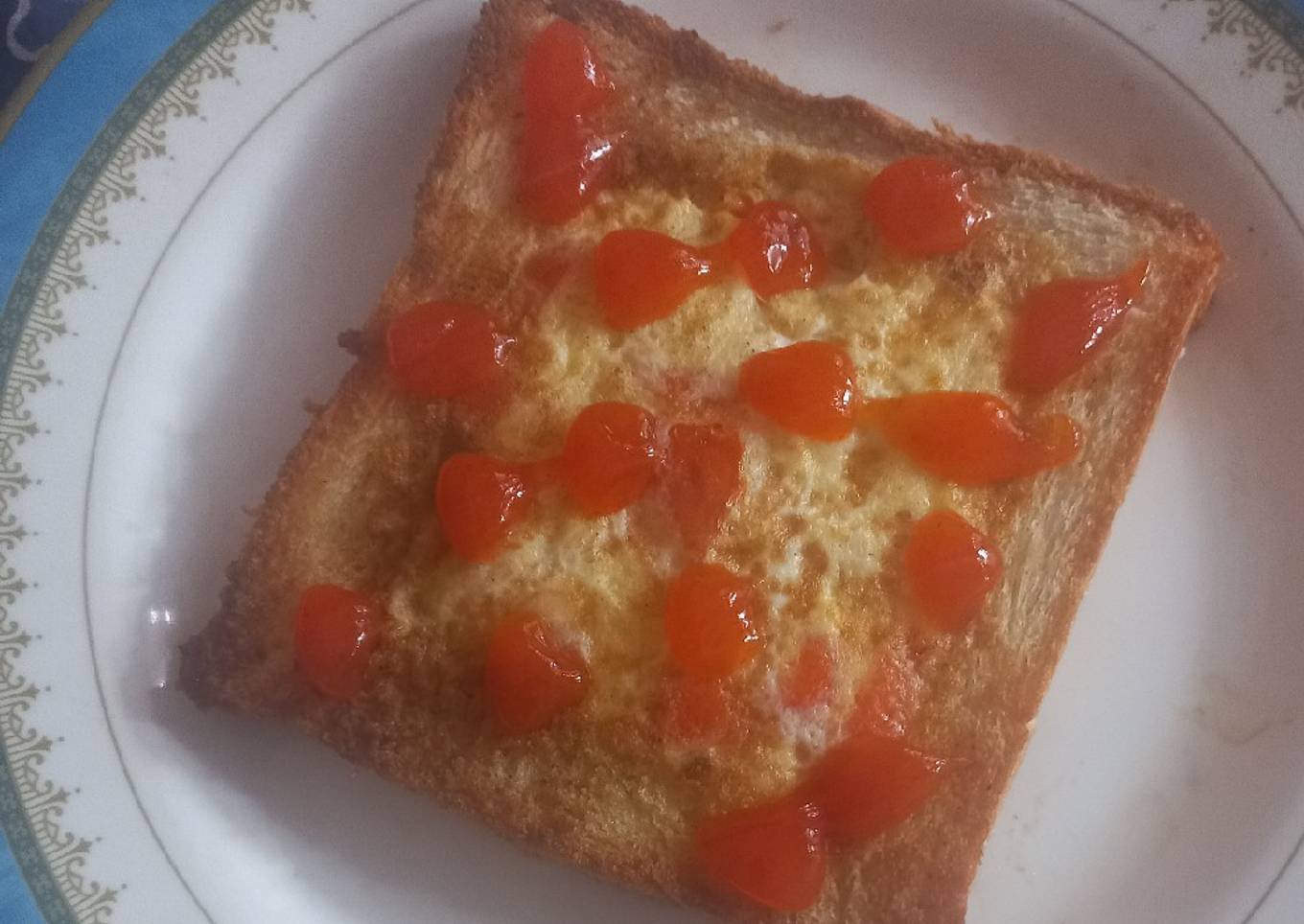 Roti Tawar Telur Tomat