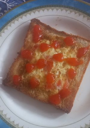 Foto resep Roti Tawar Telur Tomat