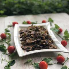 A picture of Tumis Jamur Champignon.