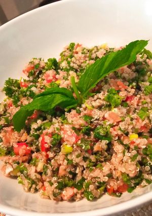 Una foto de Tabule con quinoa