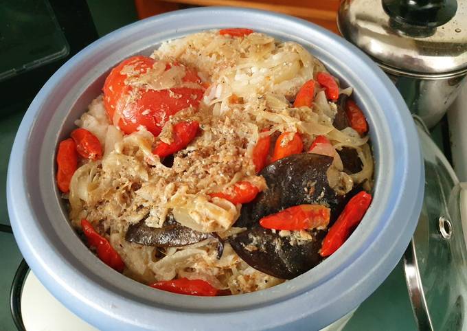 Resep Nasi Liwet Teri Peda Rice Cooker Oleh Rini Irani Cookpad