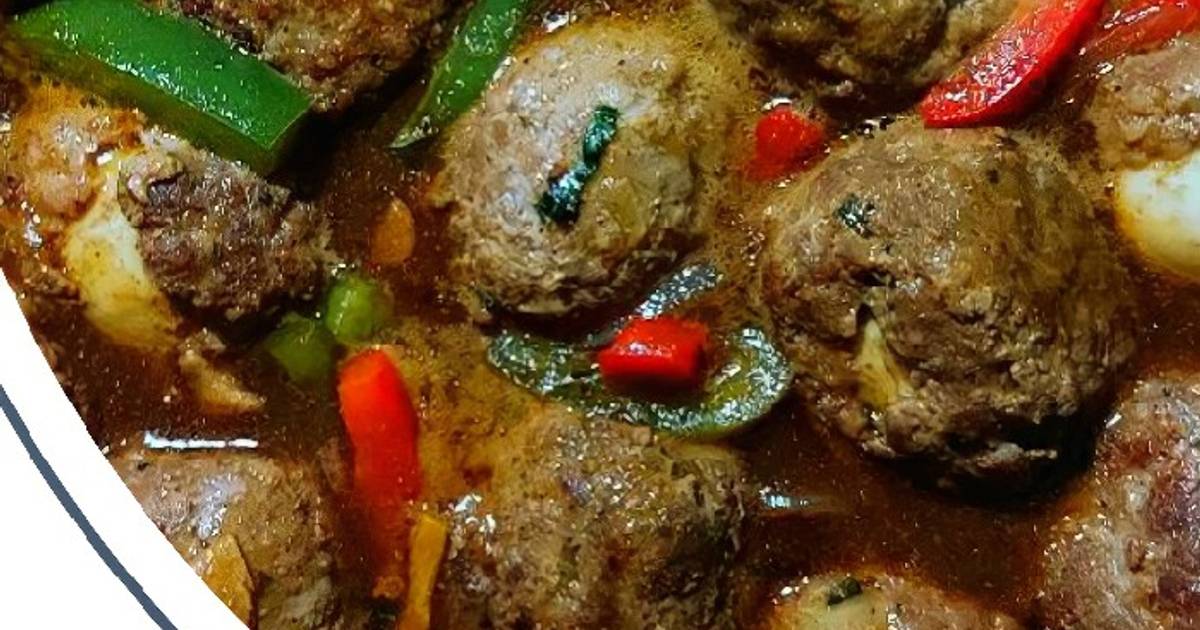 Resep Bistik Bola Daging Dengan Telur Puyuh Oleh Nads Cookpad