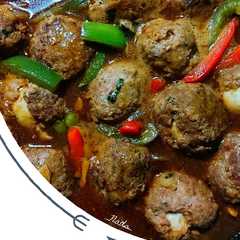 รูปของ Bistik Bola Daging Dengan Telur Puyuh