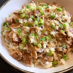 Ginger Pork Mazegohan A picture of Ginger Pork Mazegohan.