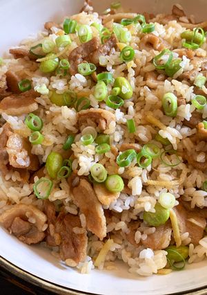A picture of Ginger Pork Mazegohan.