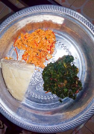 A picture of KundexSuchaxSaka + Eggs With Ugali 😋😋😋.