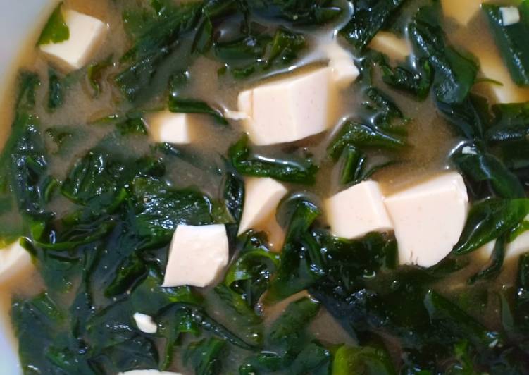 Cara Gampang Menyiapkan Miso soup enak cepat #SiapRamadhan yang Enak Banget