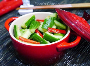 阿基師--涼拌小黃瓜快速入味法 的食譜成品照片