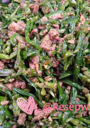 Foto resep Cobek oncom genjer