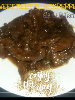 Foto resep Sweet Beef Blackpepper