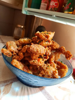 Foto resep Kulit ayam krispi bumbu cabe garam