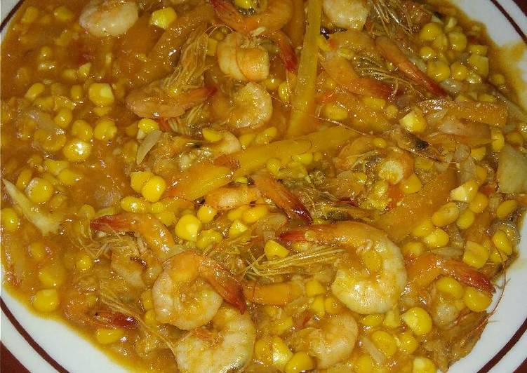 Bagaimana Menyiapkan Udang jagung saus pedas asam manis🍴 yang Sempurna
