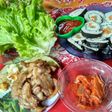 Samgyeopsal #nonhalal (삼겹살) & Kimbab(김밥)