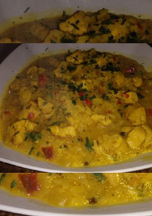 Una foto de Arroz con pollo 💜
