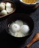 百合桂花酒釀湯圓
