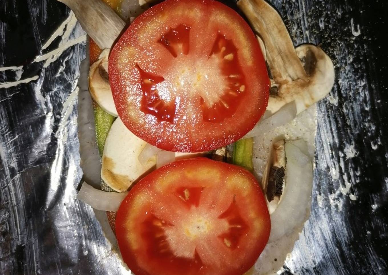 Filete de pescado empapelado