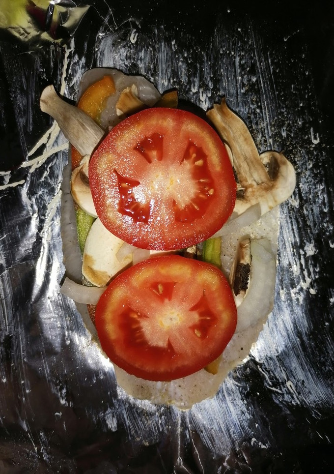 Una foto de Filete de pescado empapelado